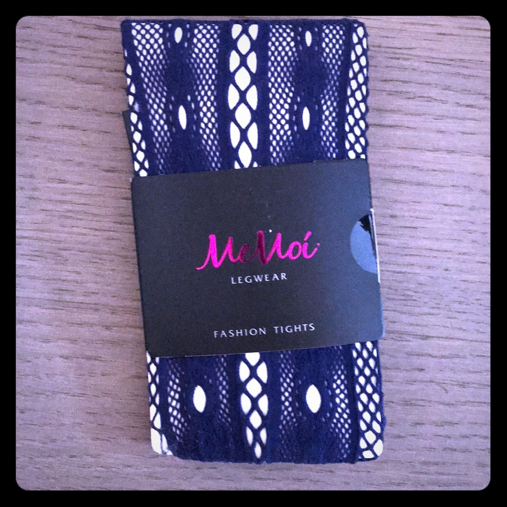 NWT - vibrant cobalt blue tights